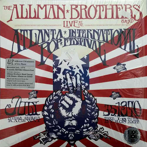 Allman Brothers Band: Live At The Atlanta International Pop Festival July 3 & 5, 1970 -4LP