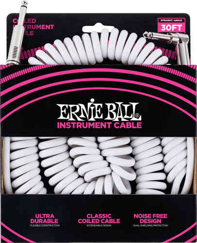 Ernie Ball EB-6045 Coil Cable -kierrejohto 9m