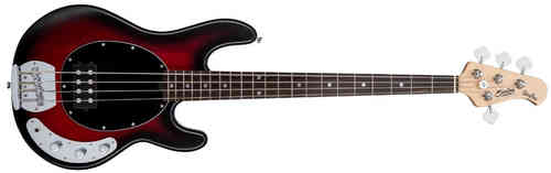 Sterling By Music Man SUB RAY4-RRBS-R1 Ruby Redburst Ray4  